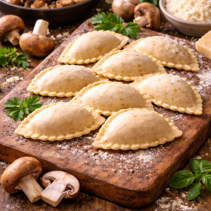 Panzerotti Funghi, 150 gram ( per persoon)